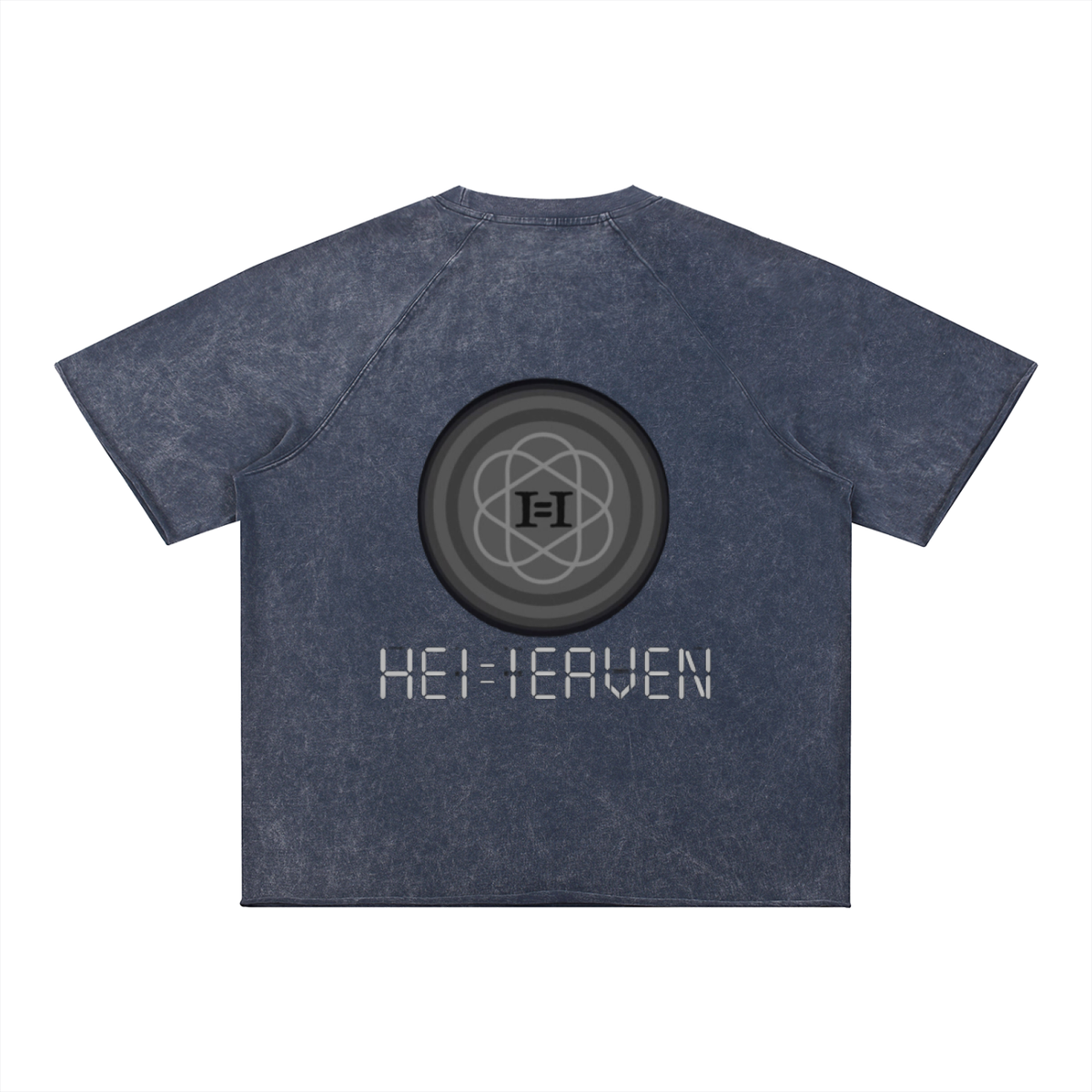 Unisex Mineral Wash Raw Edge T-Shirt