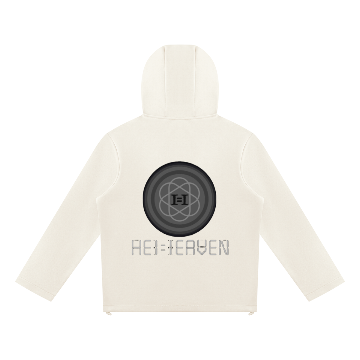 Unisex Paneled Full Zip Hoodie