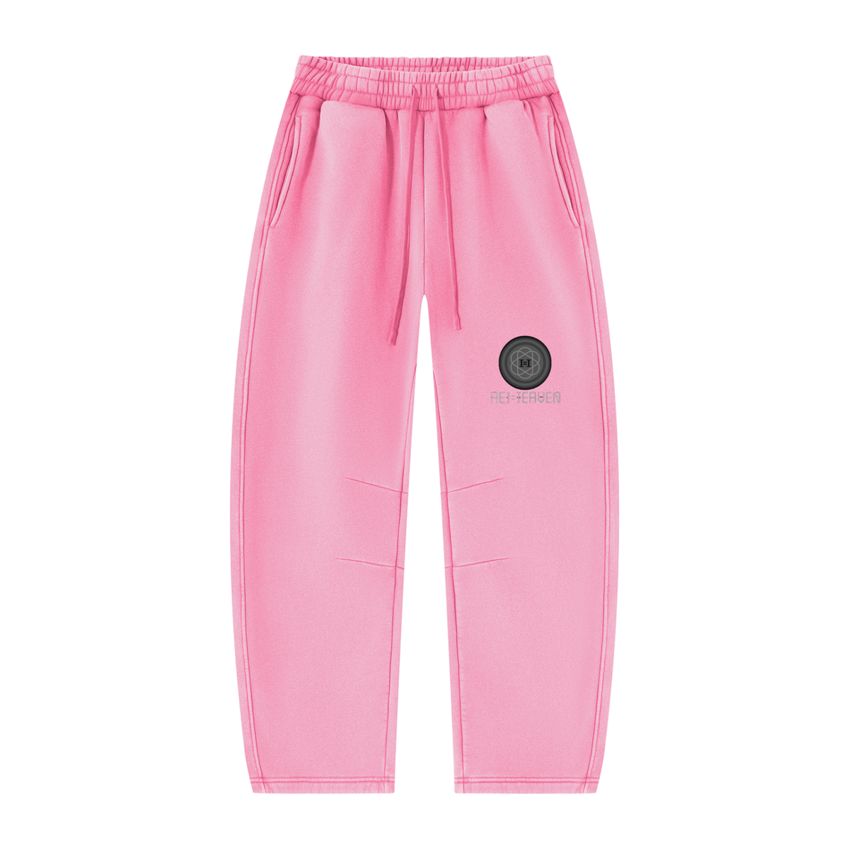 Unisex Vintage Wash Barrel Leg Fleece Sweatpants