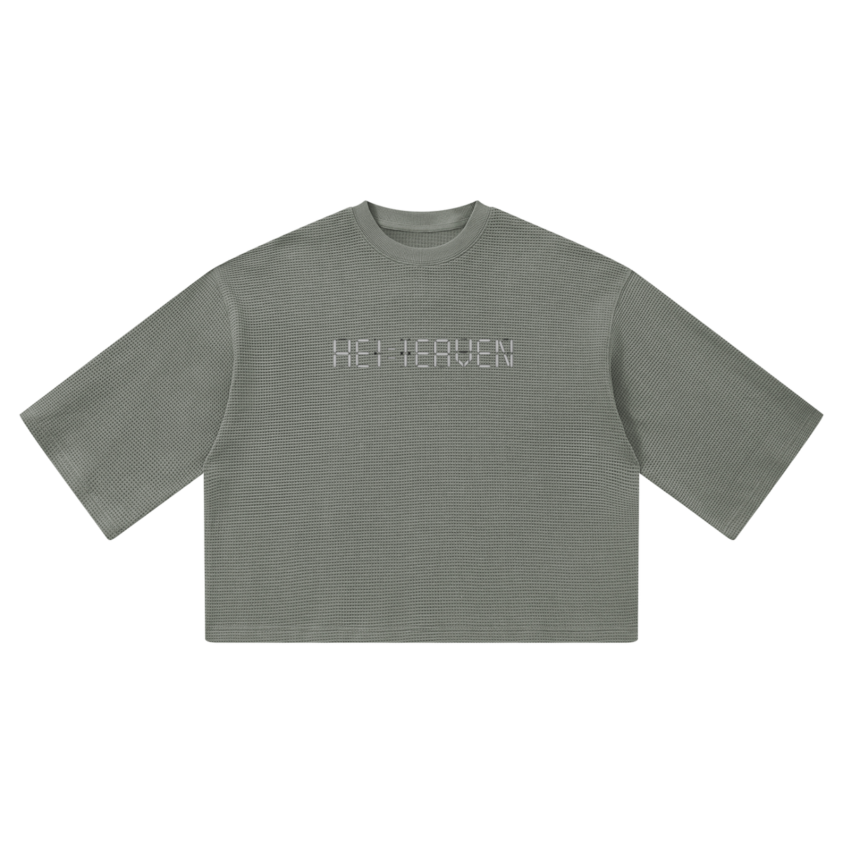 Unisex Waffle Boxy T-Shirt