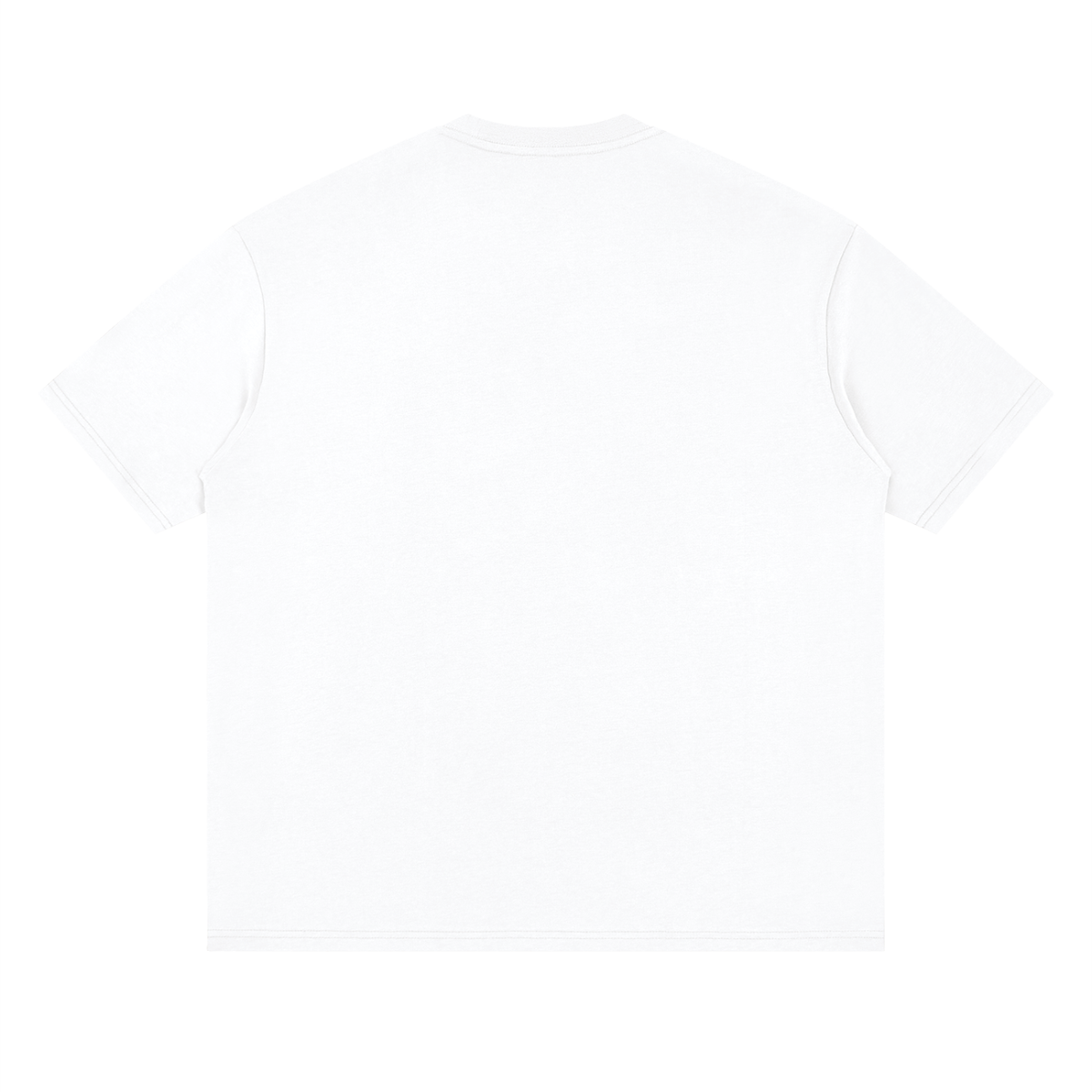 HE1=1EAVEN Embroidered Streetwear Loose Drop Shoulder T-Shirt