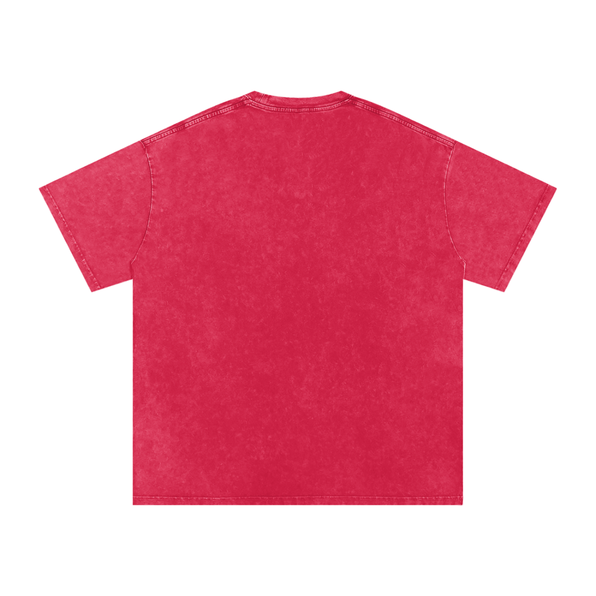 HE1=1EAVEN Embroidered Snow Washed Oversized Cotton T-Shirt