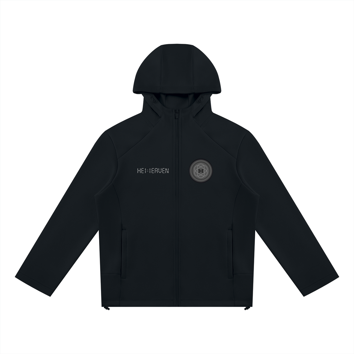 Unisex Paneled Full Zip Hoodie