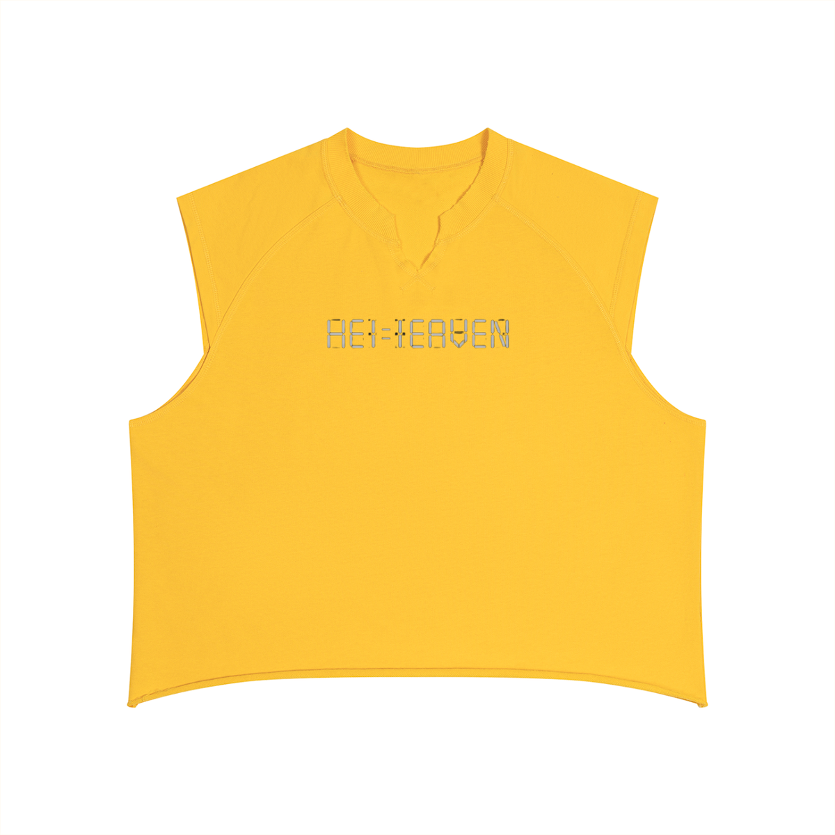 Men’s Boxy Raw Hem Tank Top