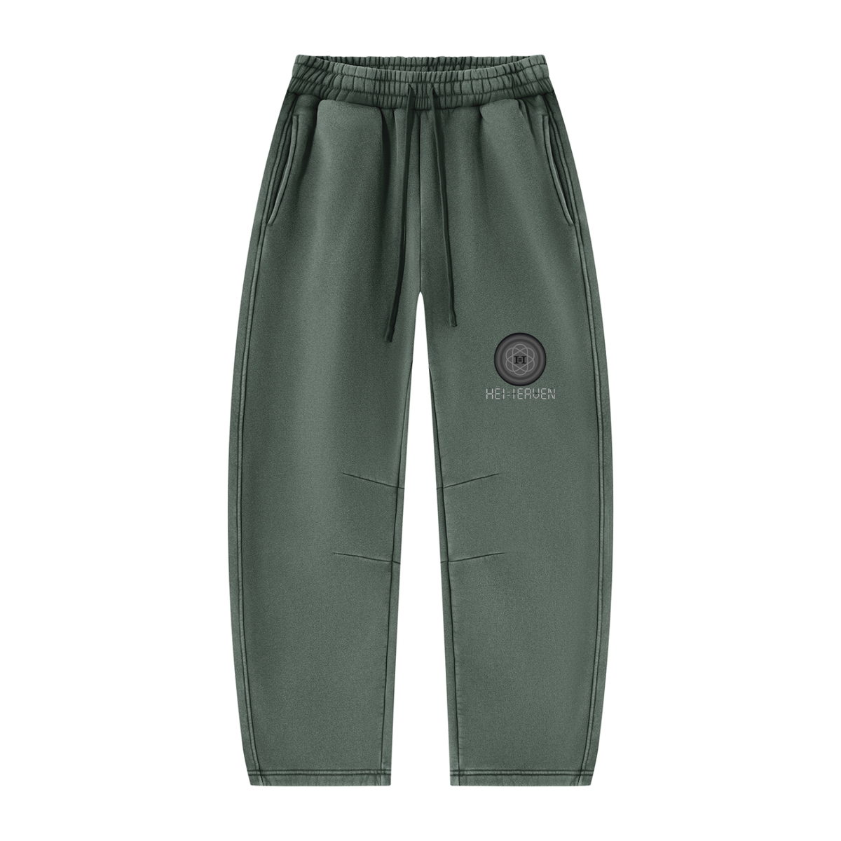 Unisex Vintage Wash Barrel Leg Fleece Sweatpants