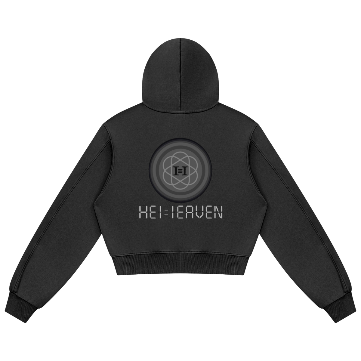 HE1=1EAVEN DTG Women's Mineral Wash Full Zip Hoodie