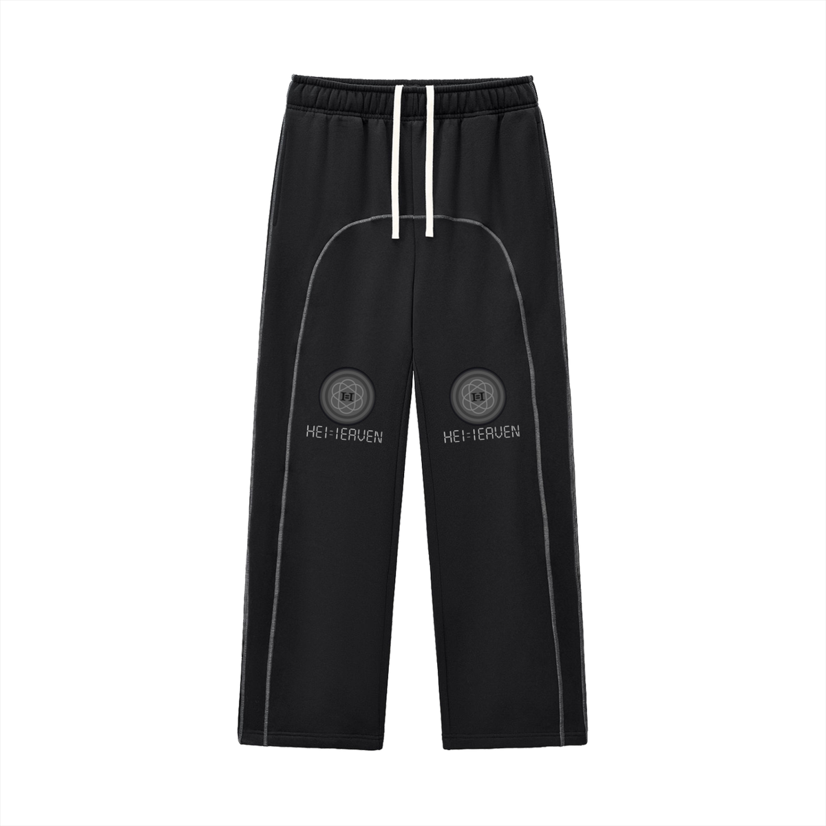 Contrast-Stitched Fleece Sweatpants