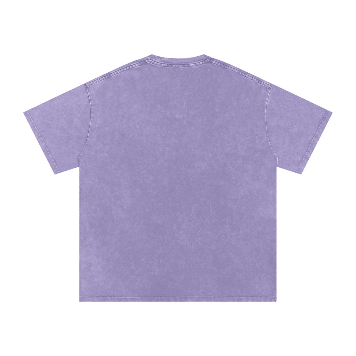 HE1=1EAVEN Embroidered Snow Washed Oversized Cotton T-Shirt