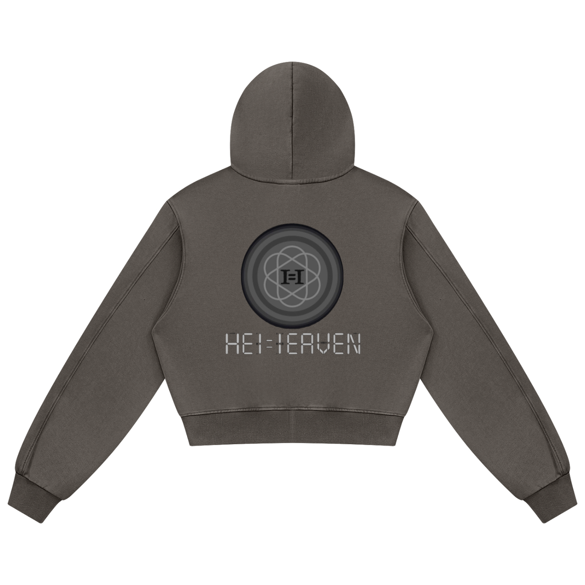 HE1=1EAVEN DTG Women's Mineral Wash Full Zip Hoodie