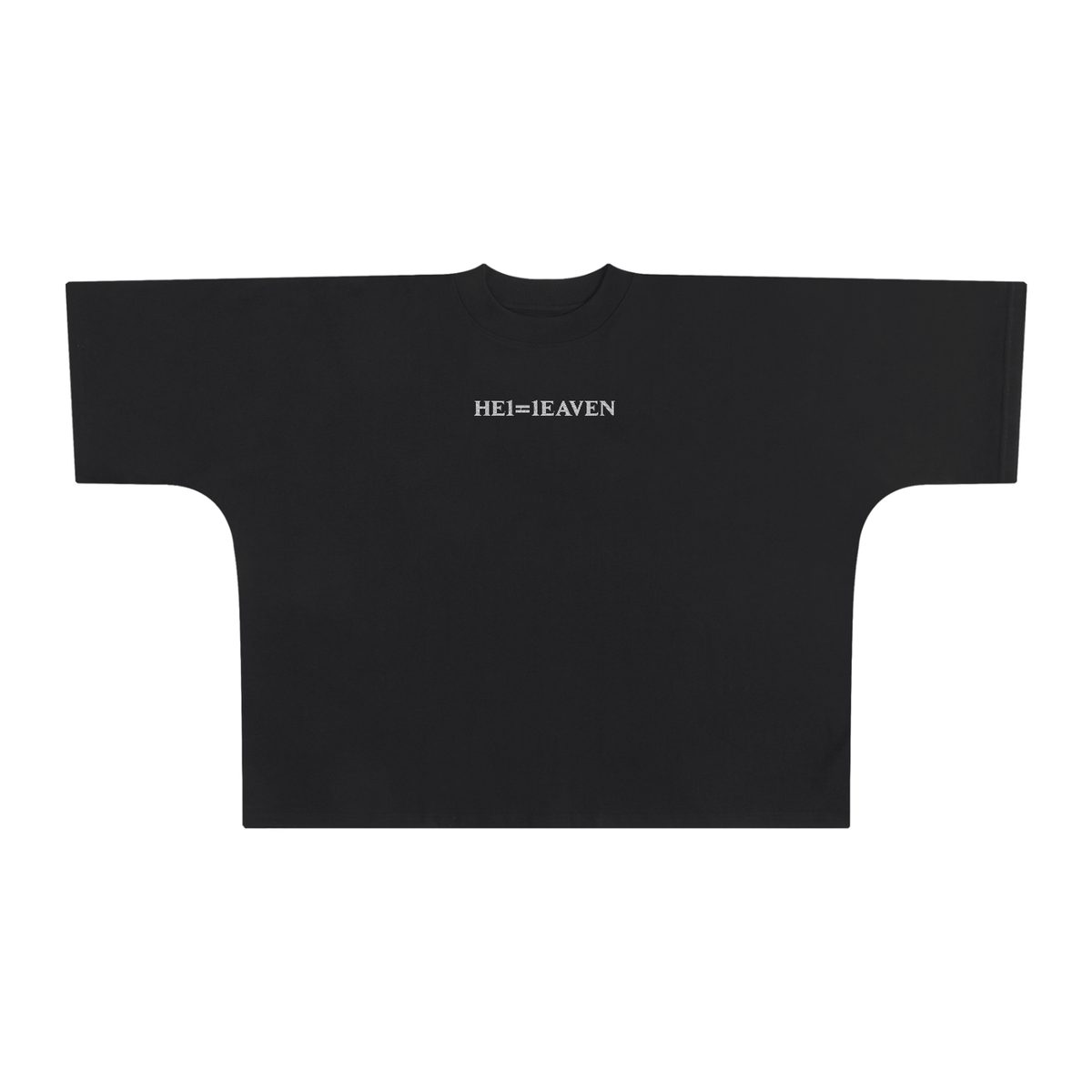 Embroidered Oversized One-Piece Boxy T-Shirt