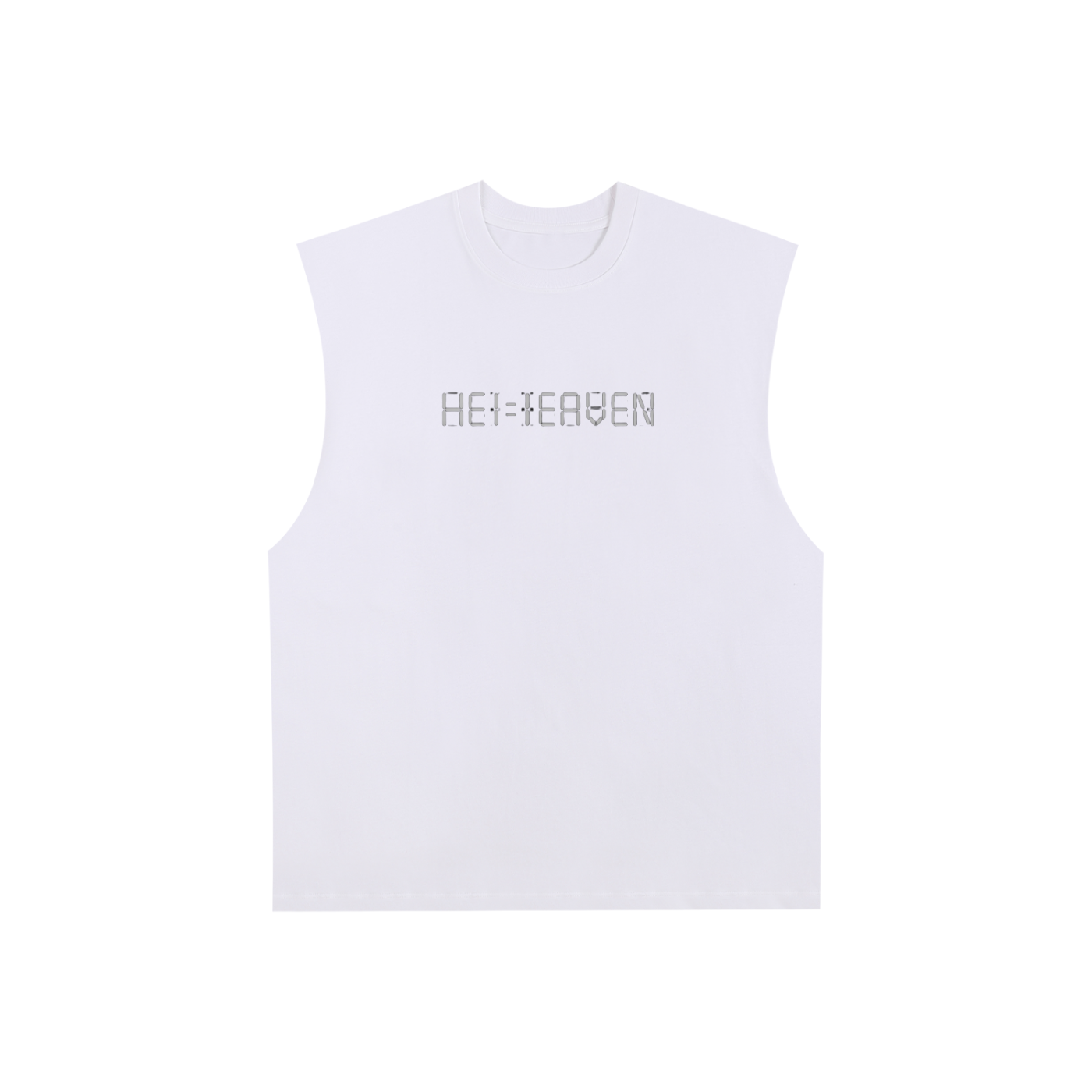 Raw Edge Cotton Tank Top