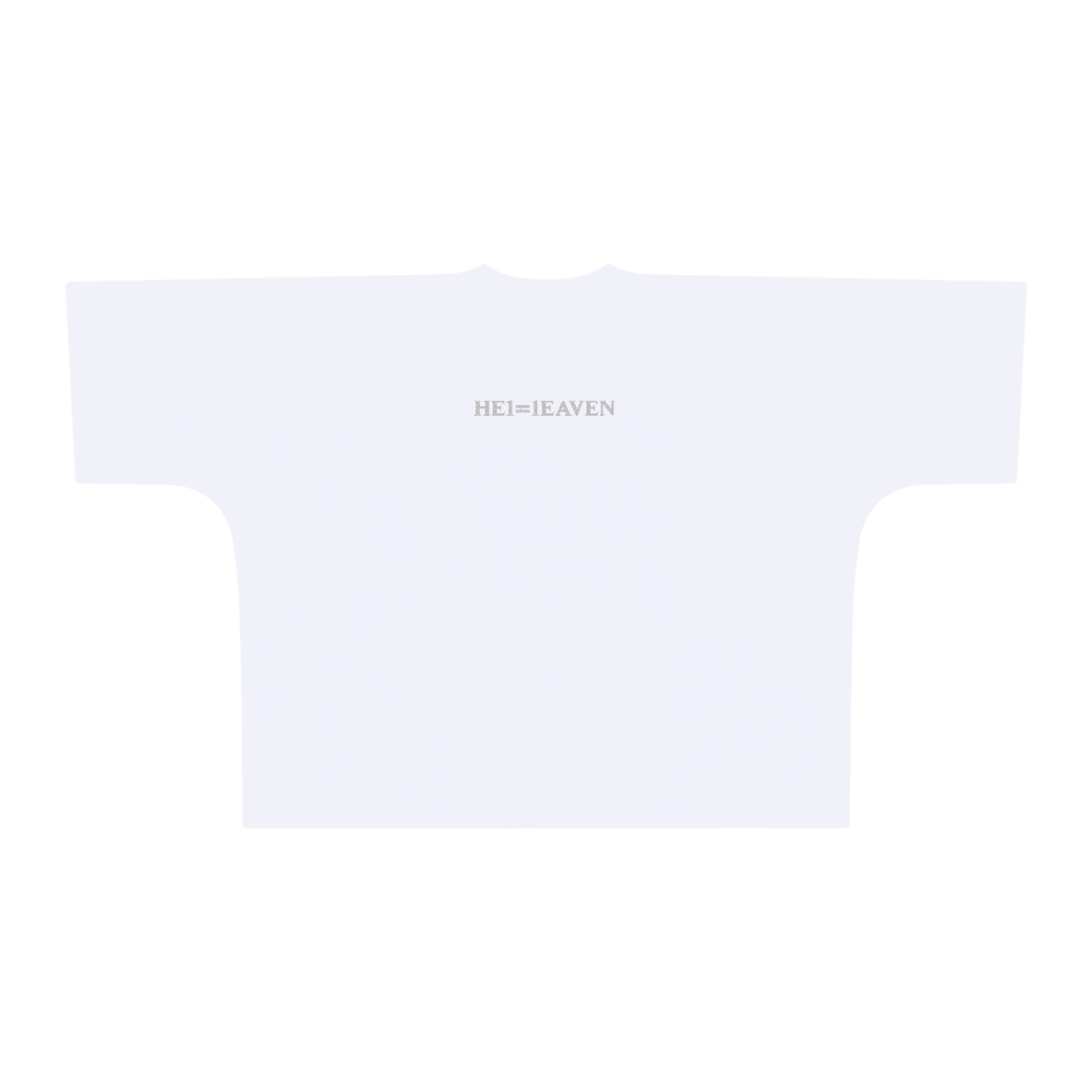 Embroidered Oversized One-Piece Boxy T-Shirt