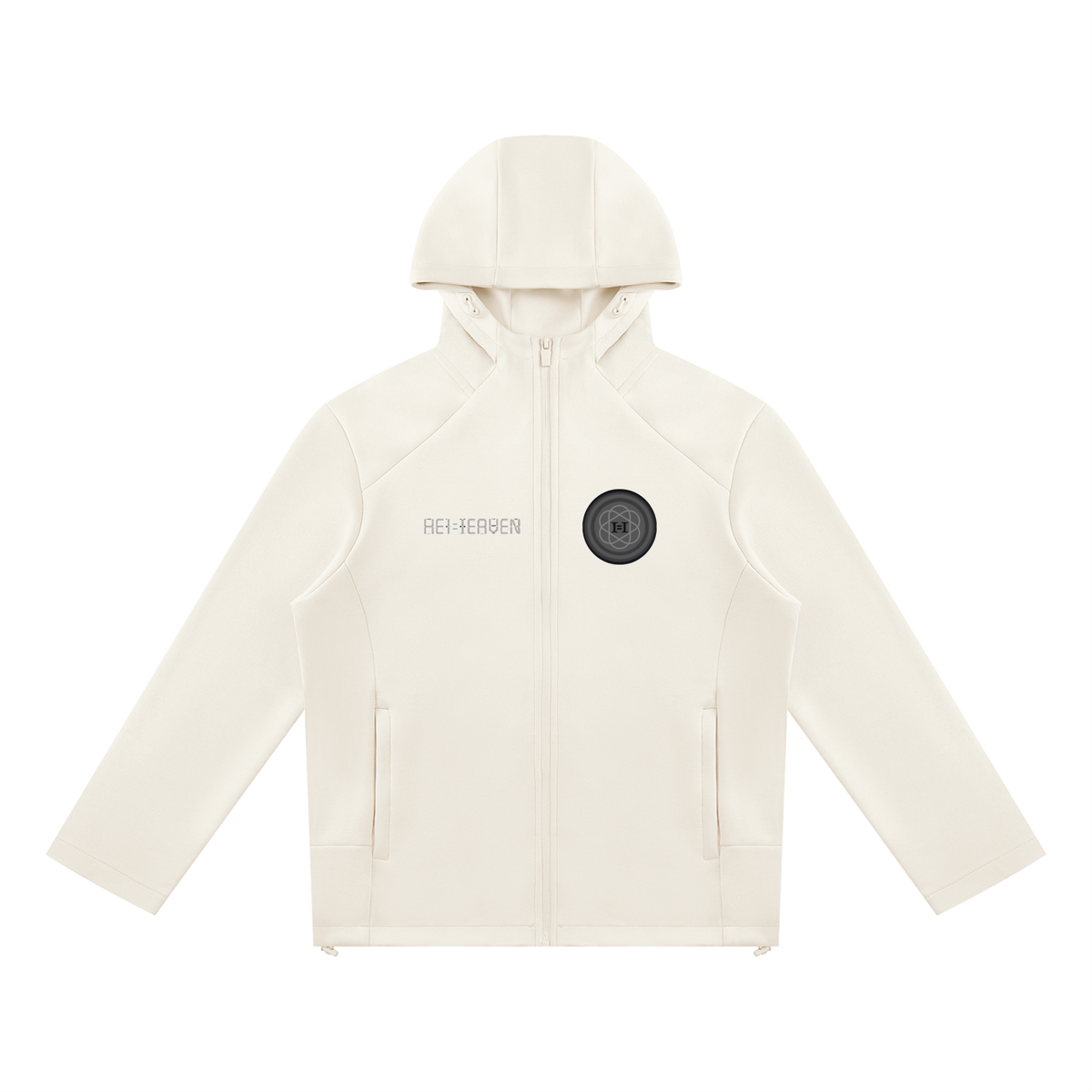 Unisex Paneled Full Zip Hoodie