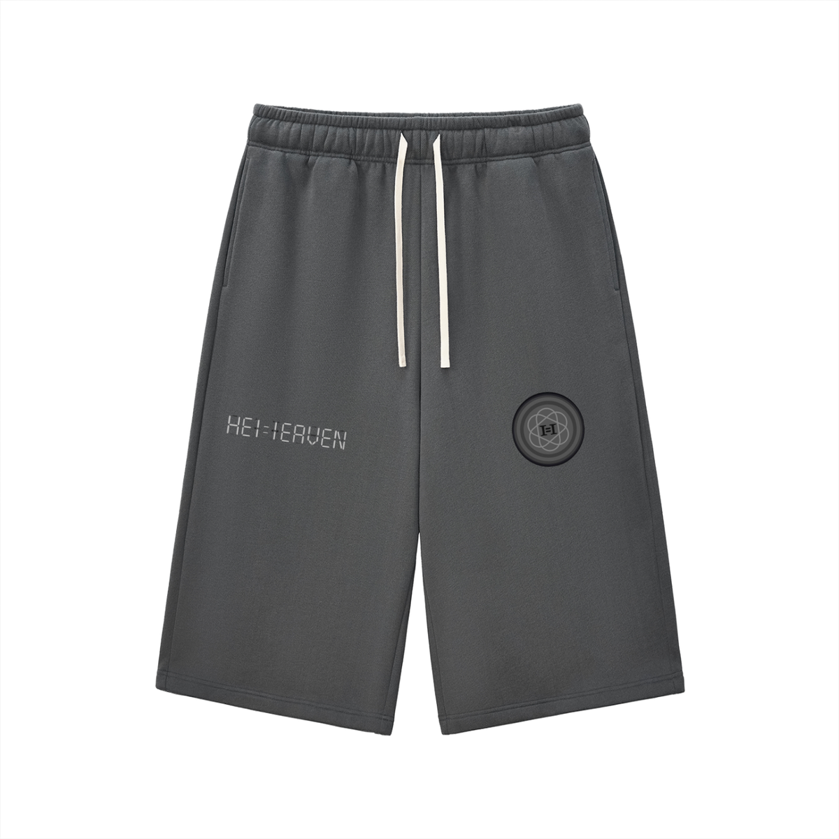 Relaxed Drawstring Three-quarter Sweatpants
