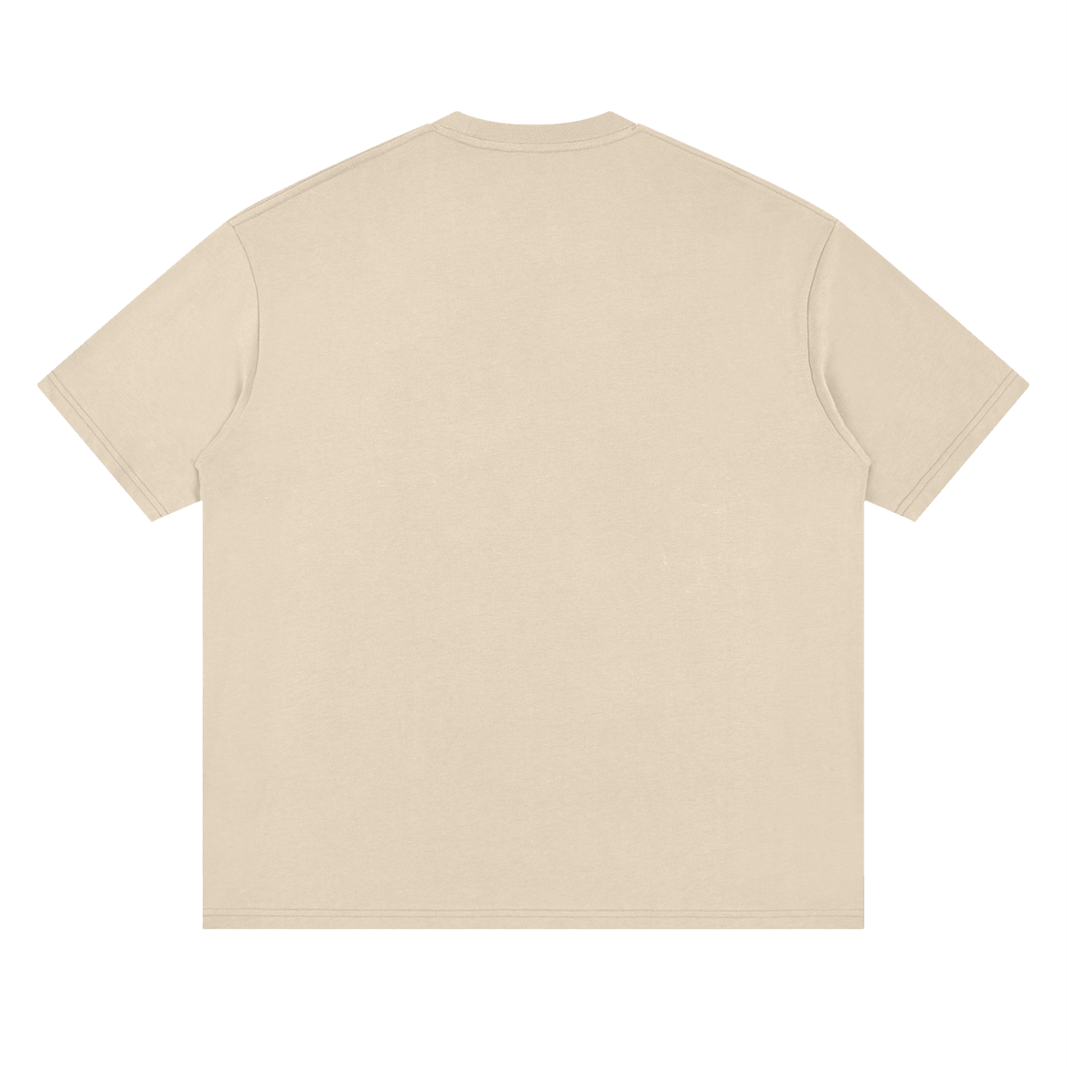 HE1=1EAVEN Embroidered Streetwear Loose Drop Shoulder T-Shirt