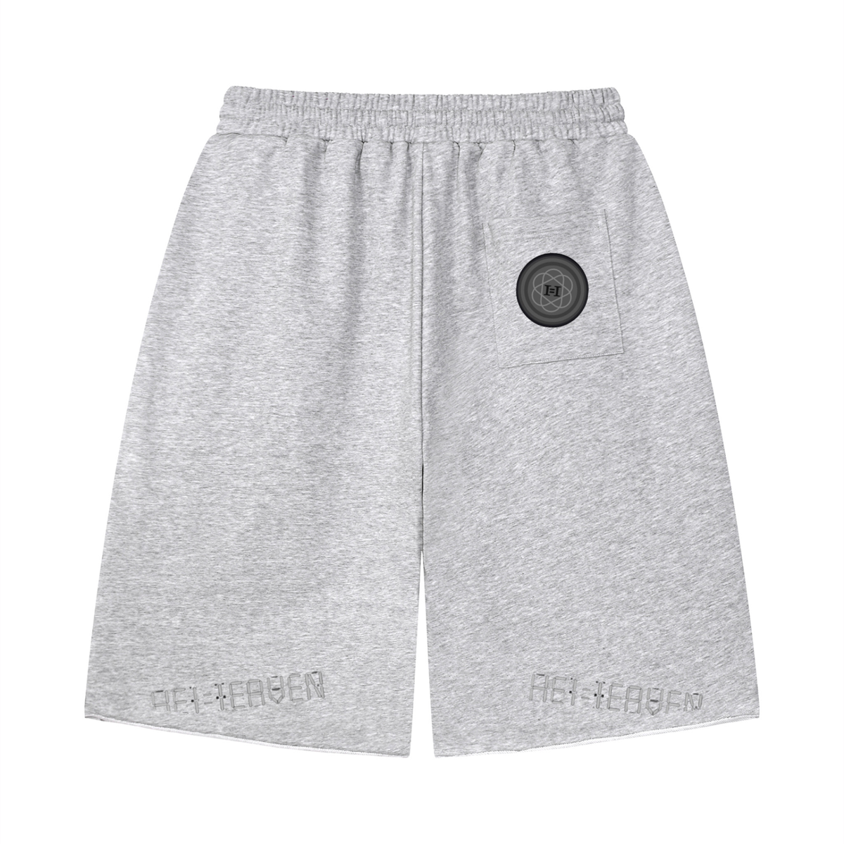 Unisex Loose Raw Edge Shorts