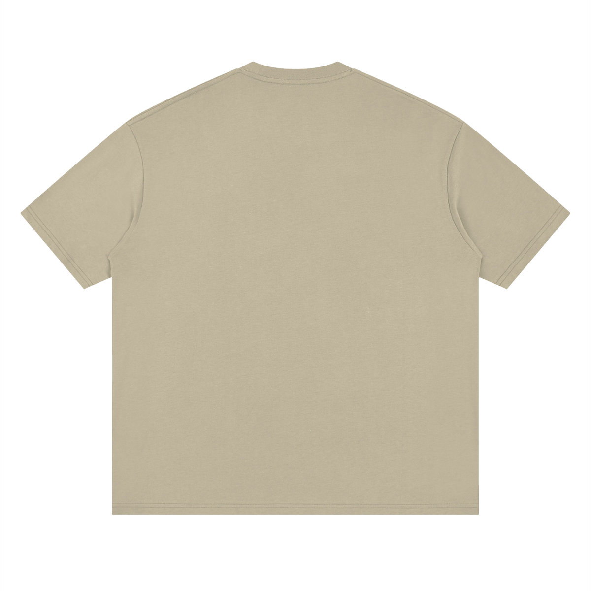 HE1=1EAVEN Embroidered Streetwear Loose Drop Shoulder T-Shirt
