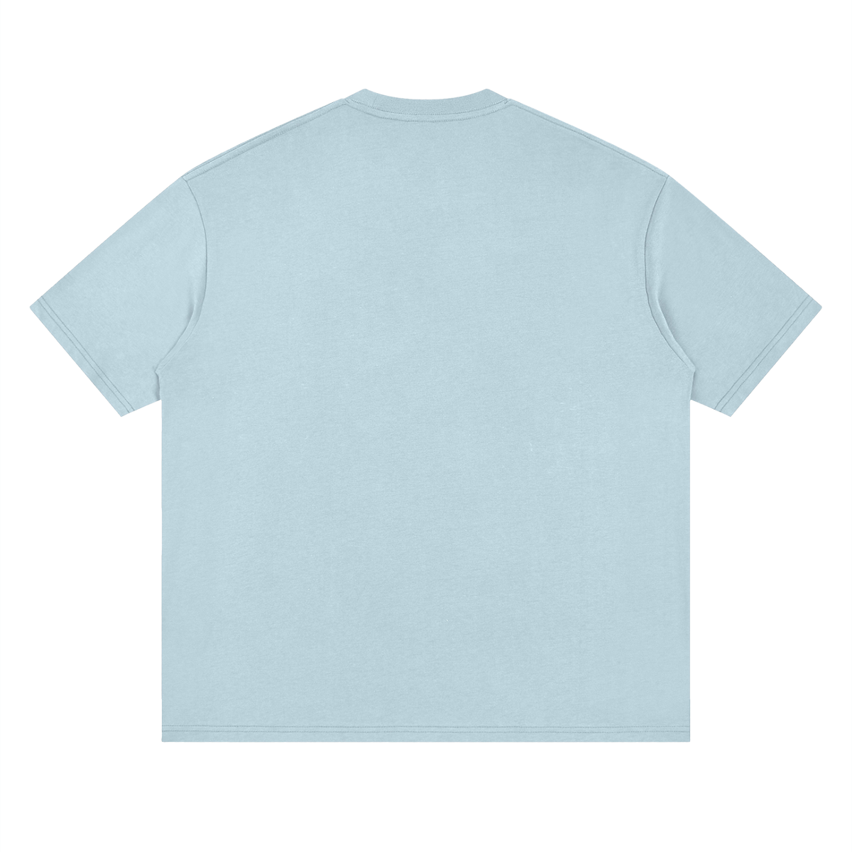 HE1=1EAVEN Embroidered Streetwear Loose Drop Shoulder T-Shirt