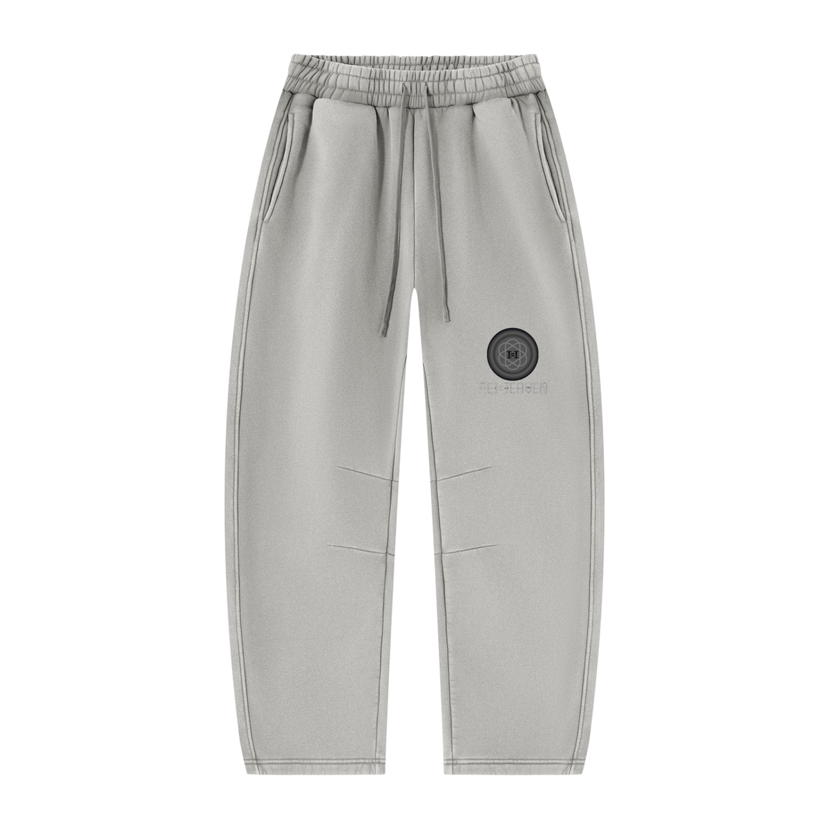 Unisex Vintage Wash Barrel Leg Fleece Sweatpants