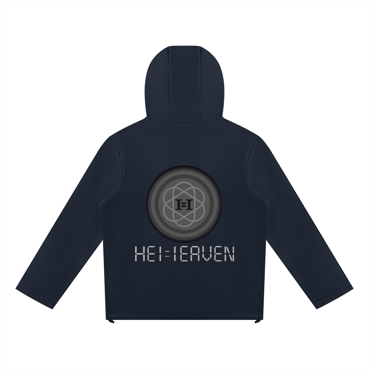 Unisex Paneled Full Zip Hoodie
