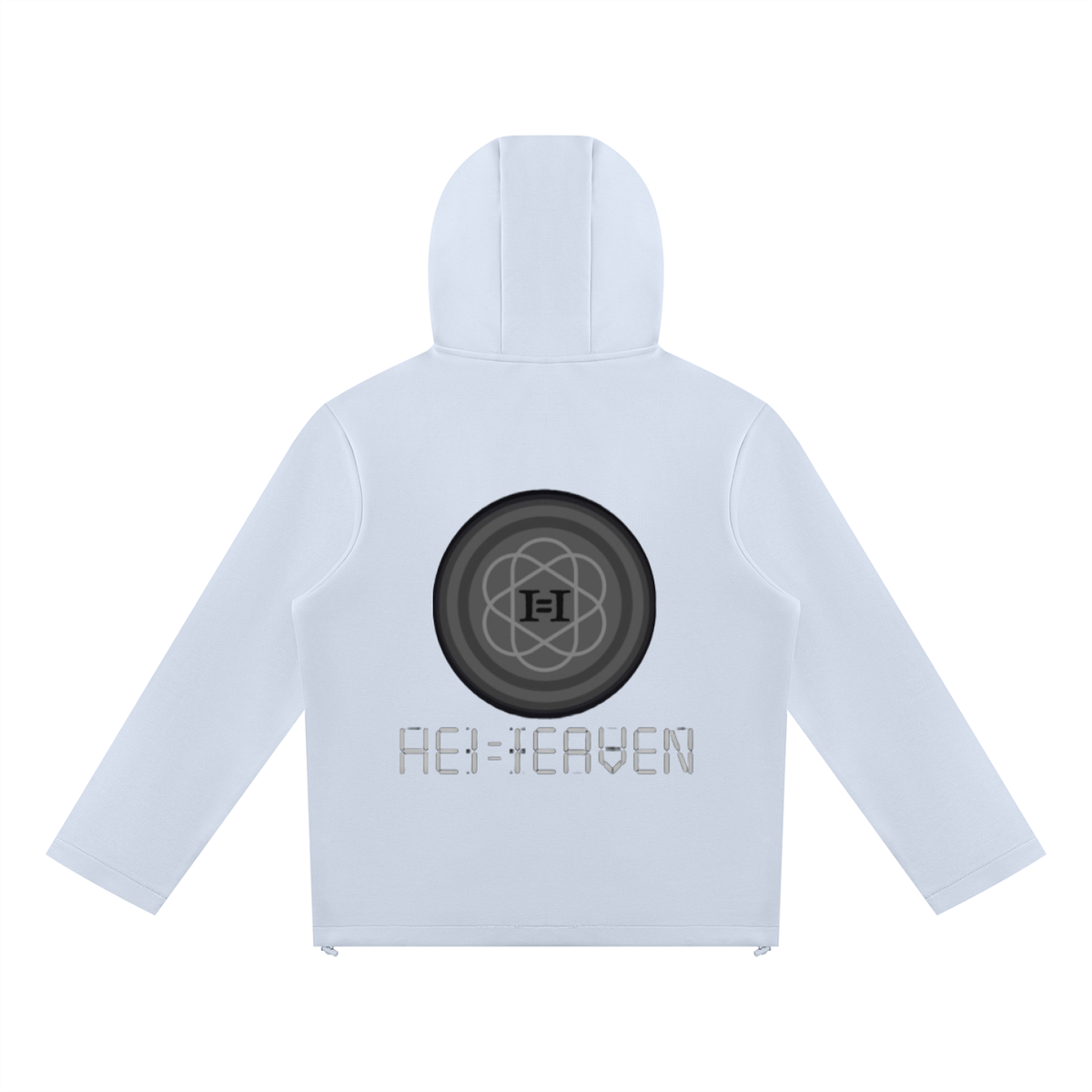 Unisex Paneled Full Zip Hoodie