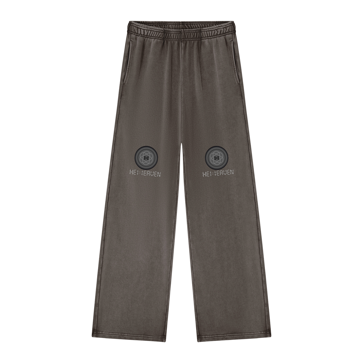 HE1=1EAVEN DTG Women's Mineral Wash Straight Sweatpants