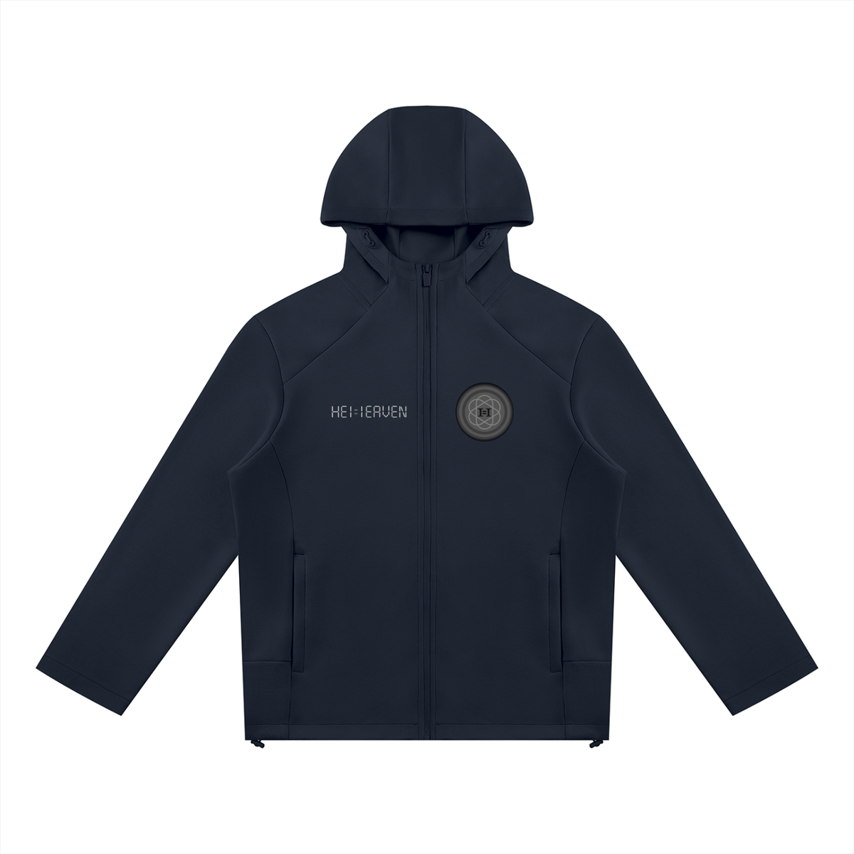 Unisex Paneled Full Zip Hoodie