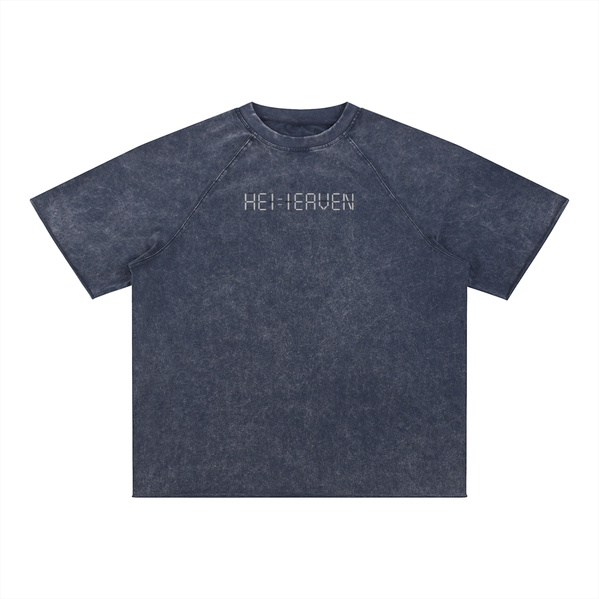 Unisex Mineral Wash Raw Edge T-Shirt