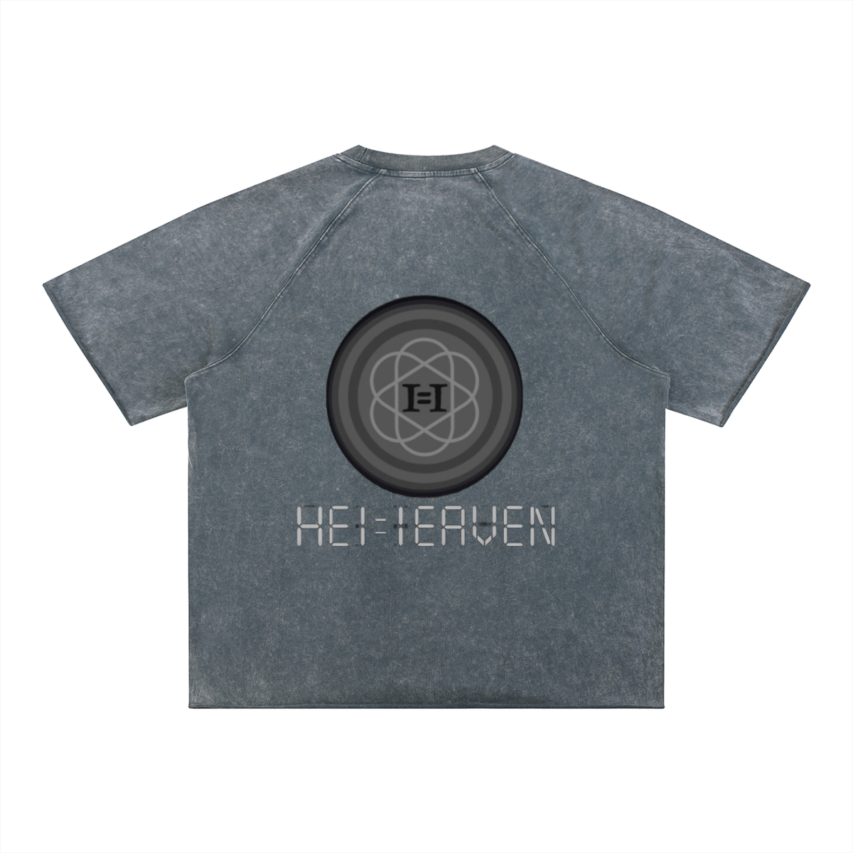 Unisex Mineral Wash Raw Edge T-Shirt