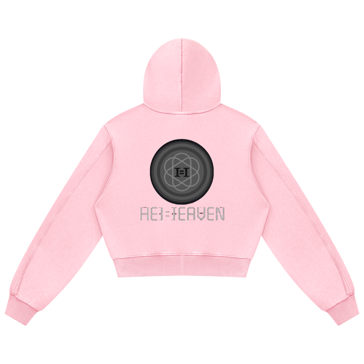 HE1=1EAVEN DTG Women's Mineral Wash Full Zip Hoodie