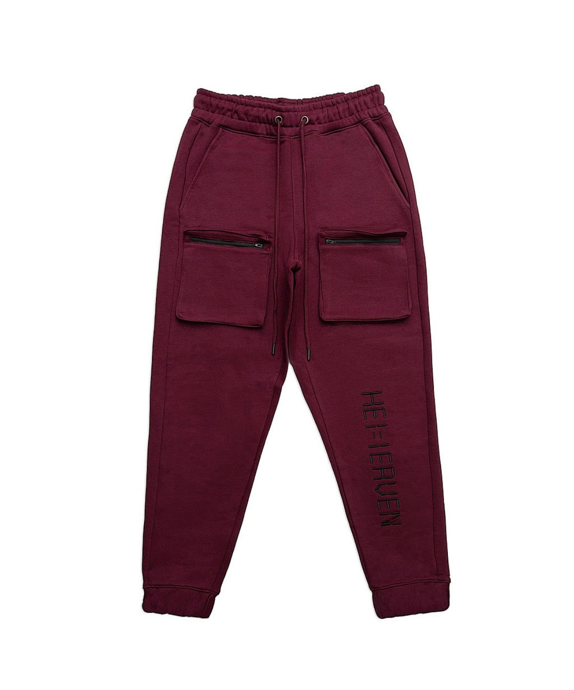 Maroon Balaclava Pullover Sweatsuit