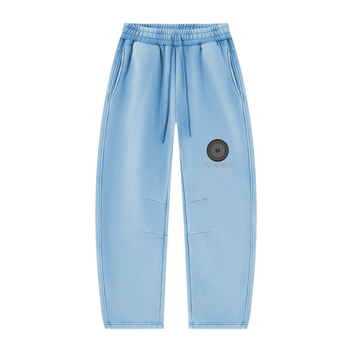 Unisex Vintage Wash Barrel Leg Fleece Sweatpants