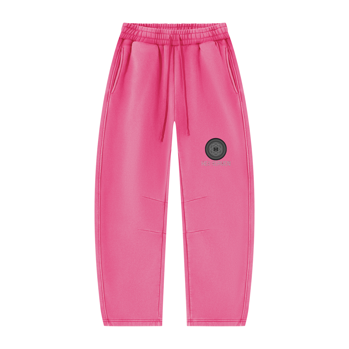 Unisex Vintage Wash Barrel Leg Fleece Sweatpants