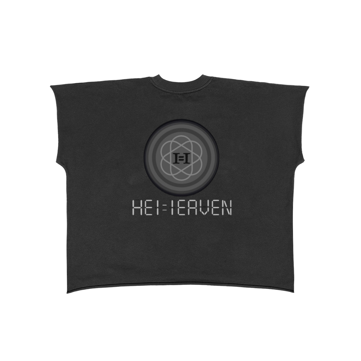 Raw Edge Boxy Non-Shrink T-Shirt