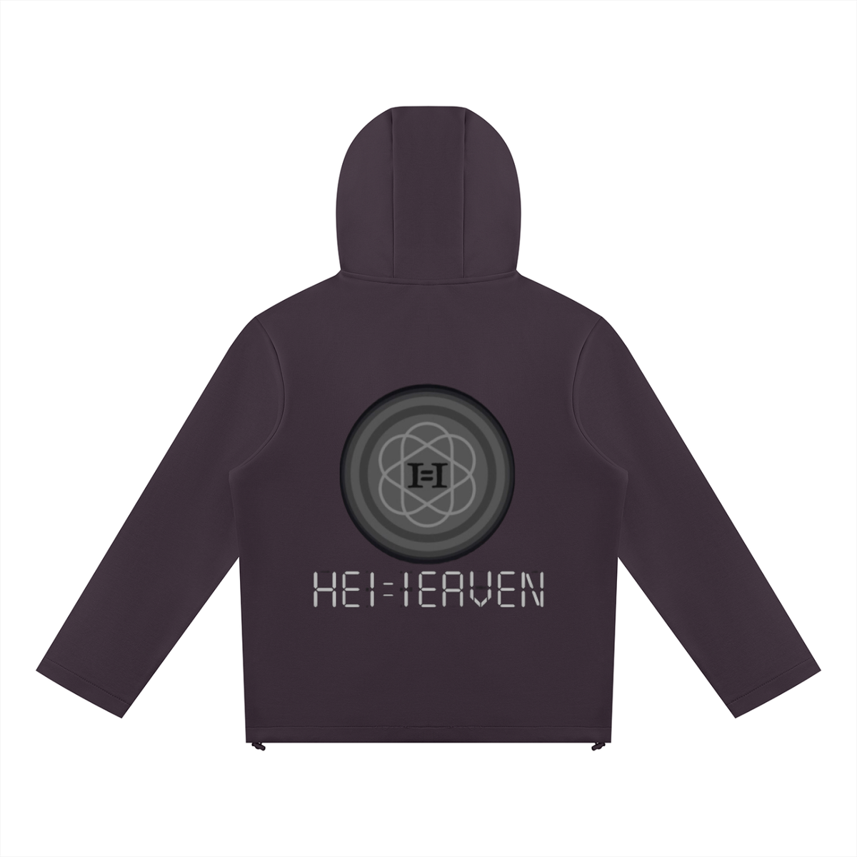 Unisex Paneled Full Zip Hoodie