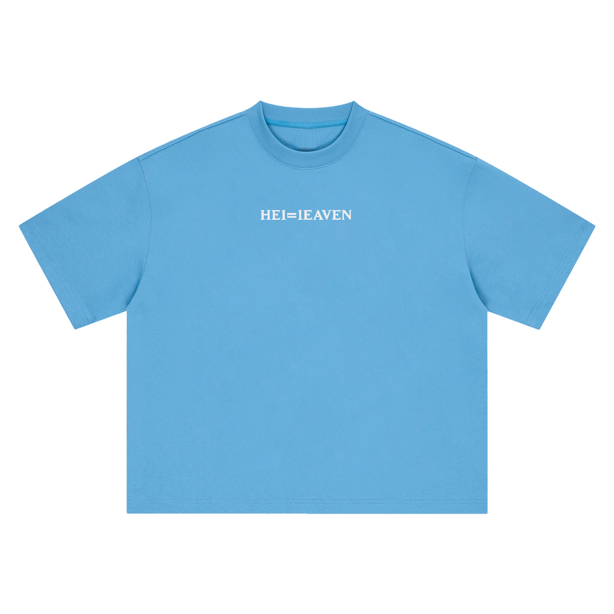 HE1=1EAVEN Embroidered Boxy Oversized T-Shirt