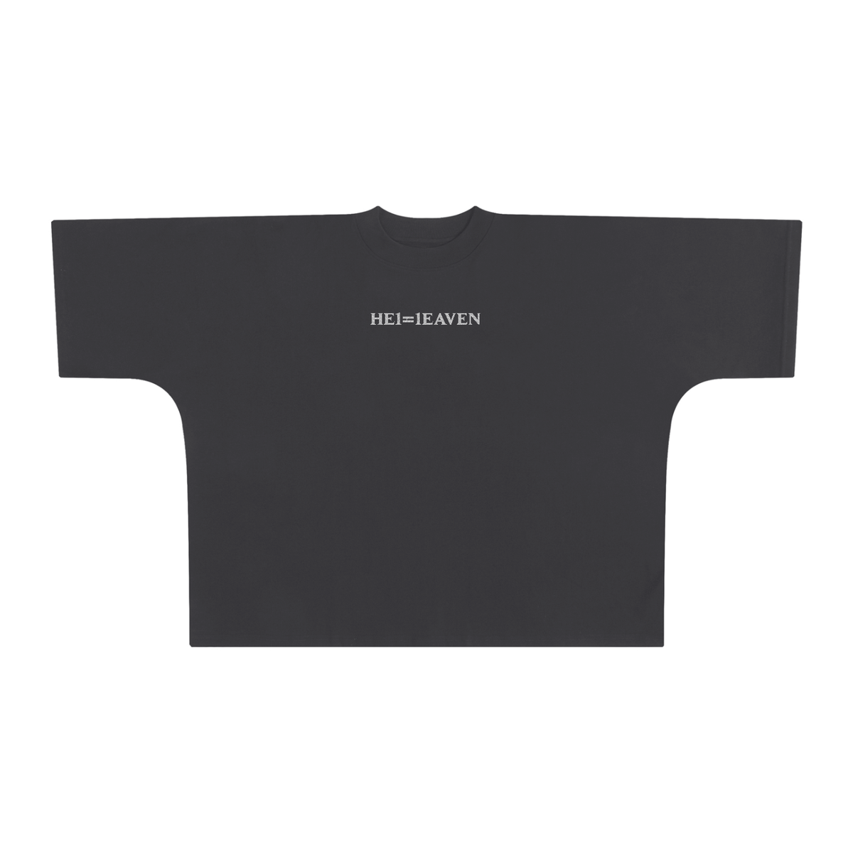 Embroidered Oversized One-Piece Boxy T-Shirt