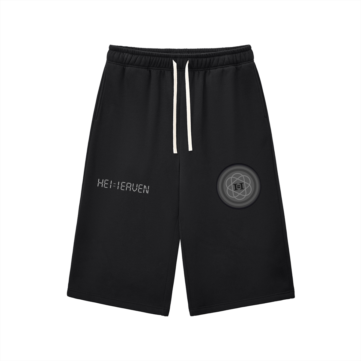 Relaxed Drawstring Three-quarter Sweatpants