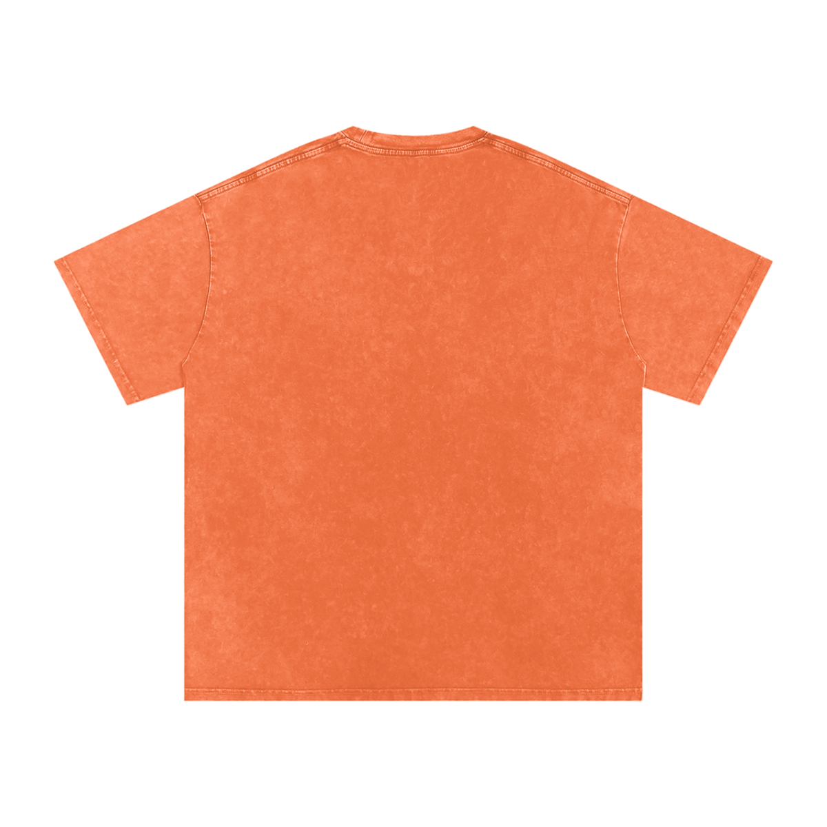 HE1=1EAVEN Embroidered Snow Washed Oversized Cotton T-Shirt
