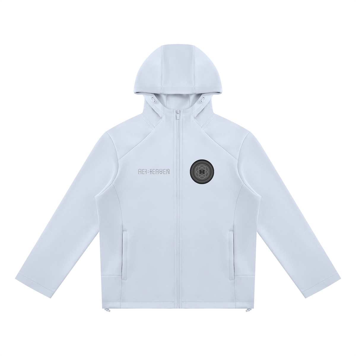 Unisex Paneled Full Zip Hoodie