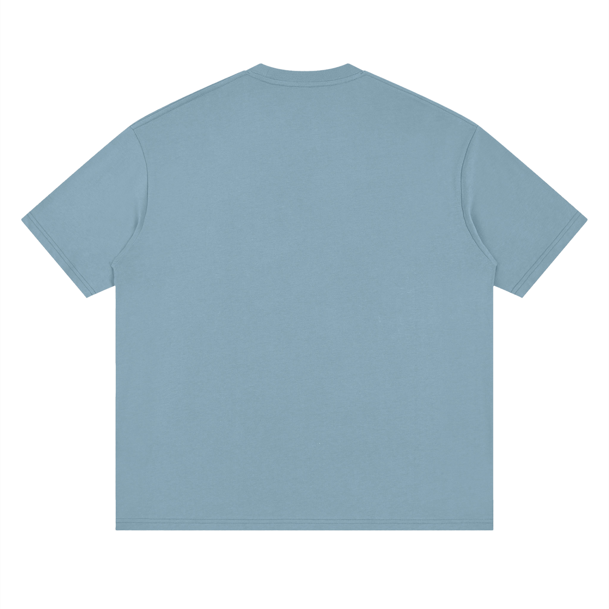 HE1=1EAVEN Embroidered Streetwear Loose Drop Shoulder T-Shirt