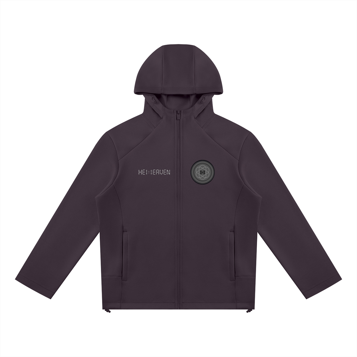 Unisex Paneled Full Zip Hoodie