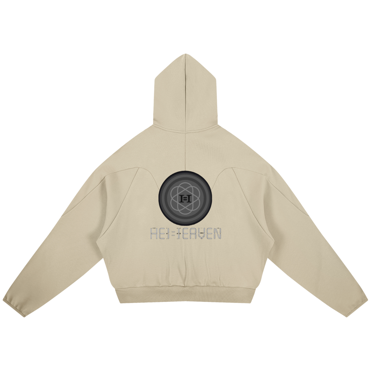 HE1=1EAVEN Curved Panel Raglan Hoodie
