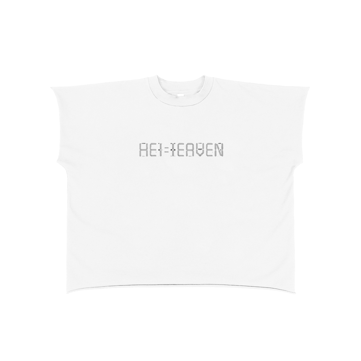 Raw Edge Boxy Non-Shrink T-Shirt