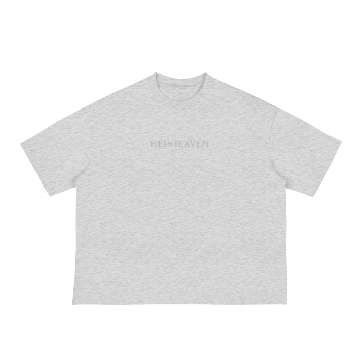 HE1=1EAVEN Alpha Numeric Reduction Embroidered Classic Loose Boxy Tee