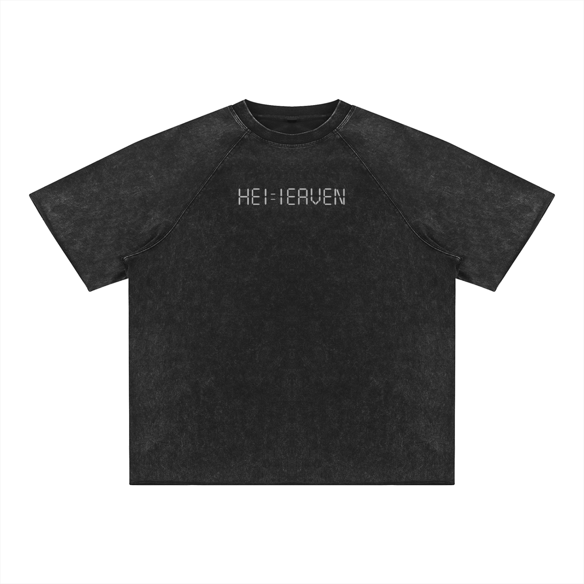 Unisex Mineral Wash Raw Edge T-Shirt