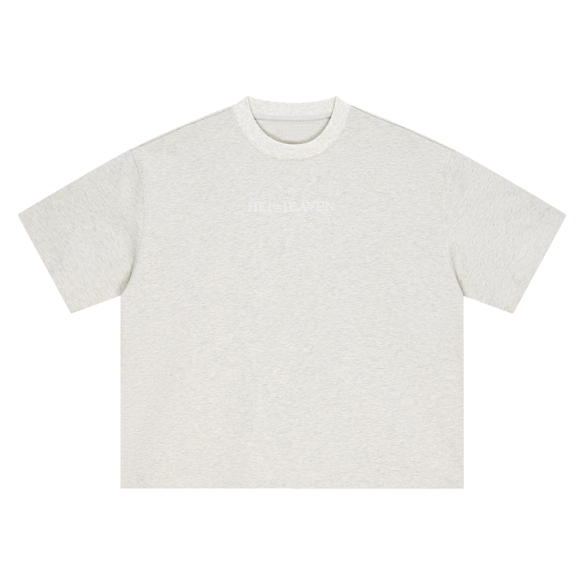 HE1=1EAVEN Alpha Numeric Reduction Embroidered Boxy Oversized T-Shirt