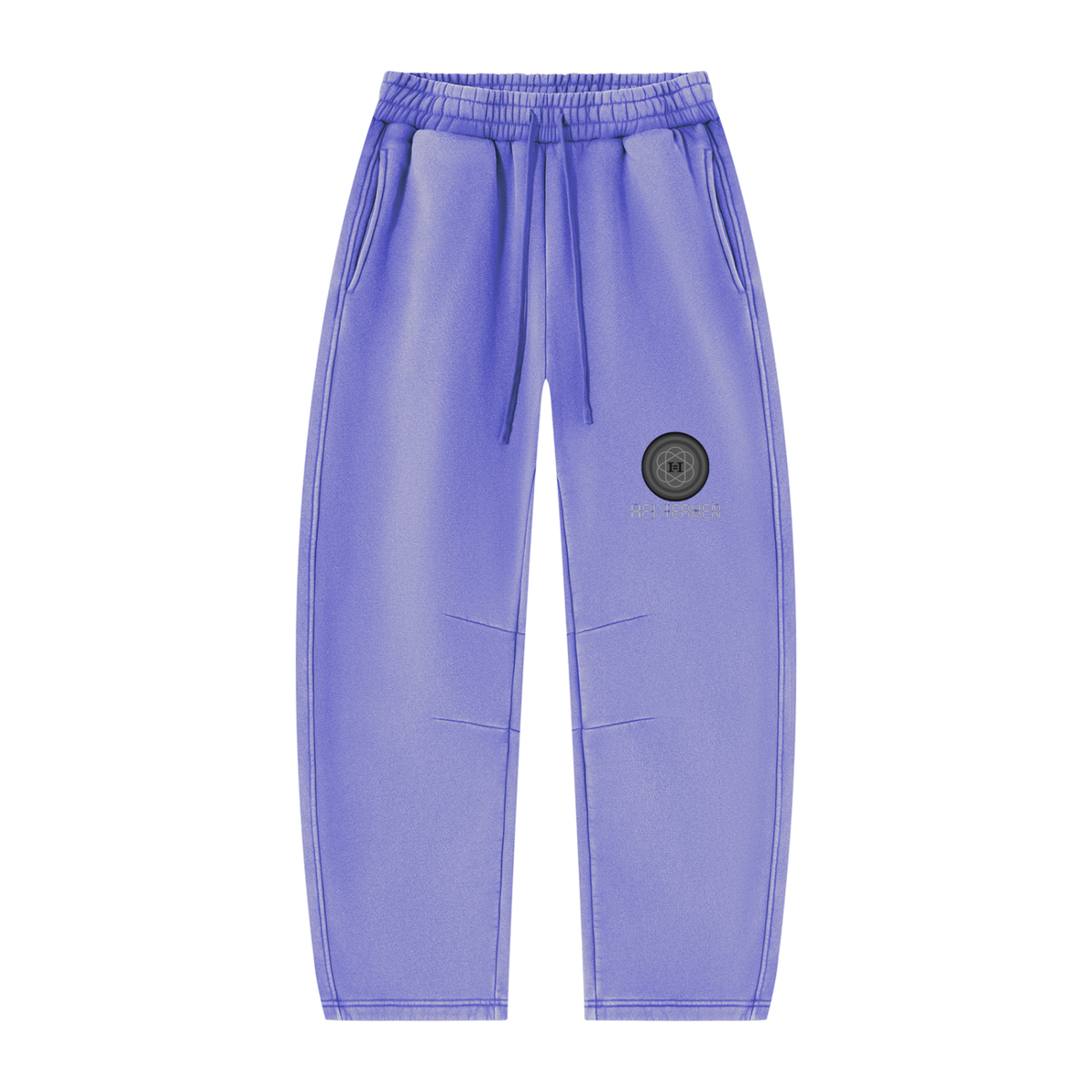 Unisex Vintage Wash Barrel Leg Fleece Sweatpants