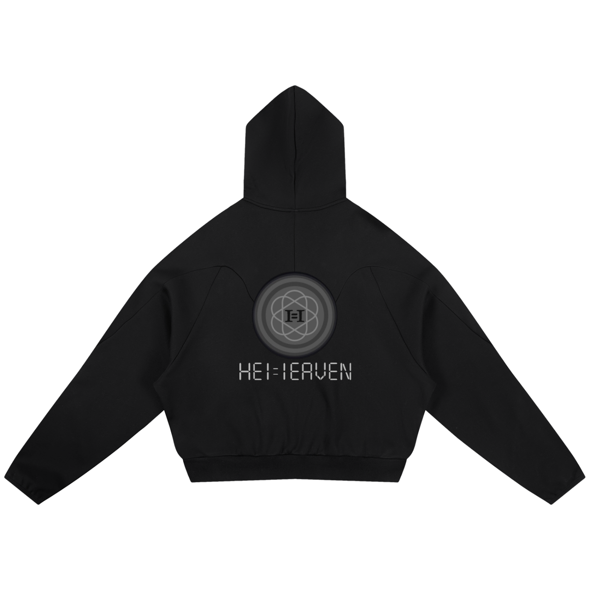 HE1=1EAVEN Curved Panel Raglan Hoodie