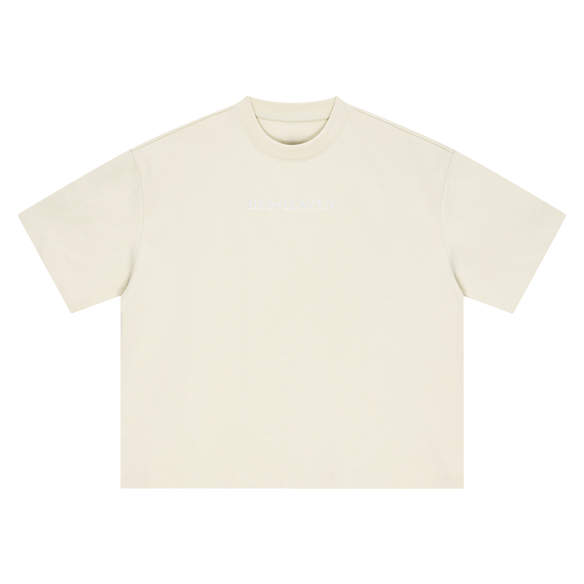 HE1=1EAVEN Embroidered Boxy Oversized T-Shirt